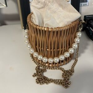 Pearl and Wicker bag